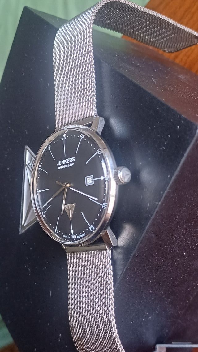 Reloj Junkers Automático Negro/Plata