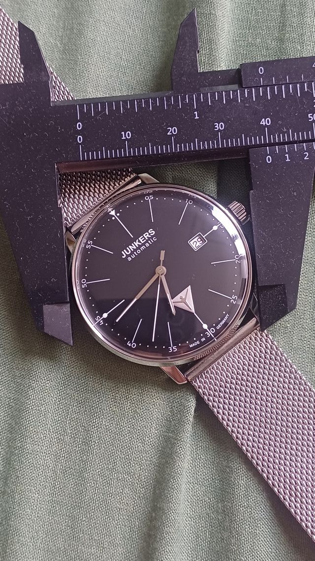 Reloj Junkers Automático Negro/Plata