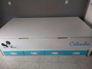 Cama nido infantil blanca