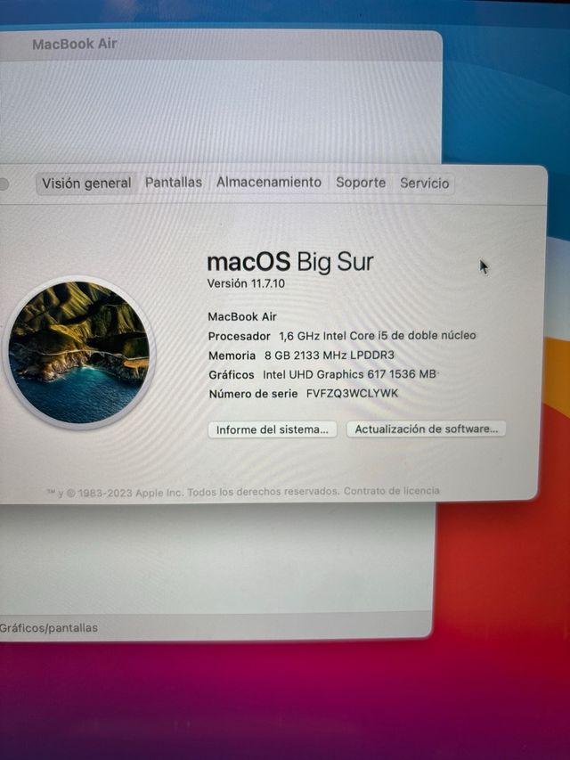MacBook Air 13 Gris Espacial