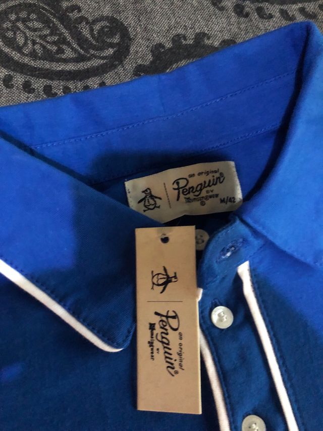 Polo Penguin Azul Nuevo