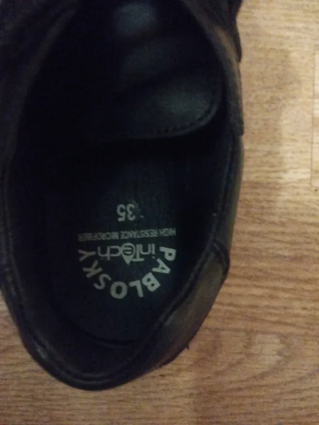 Zapatos niño Pablosky negros velcro T 35