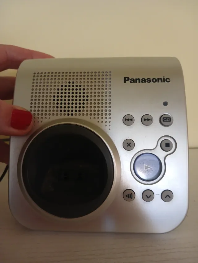 Teléfono Inalámbrico Panasonic Azul/Plata