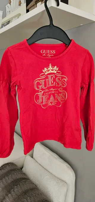 Maglia Guess Bambina Rossa