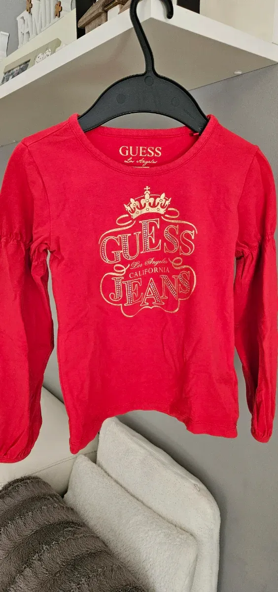 Maglia Guess Bambina Rossa