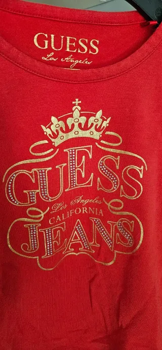 Maglia Guess Bambina Rossa