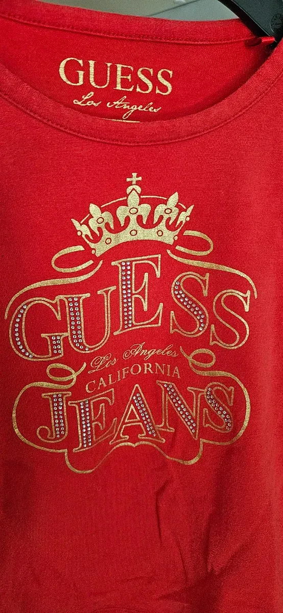 Maglia Guess Bambina Rossa