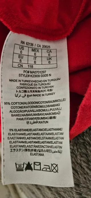 Maglia Guess Bambina Rossa