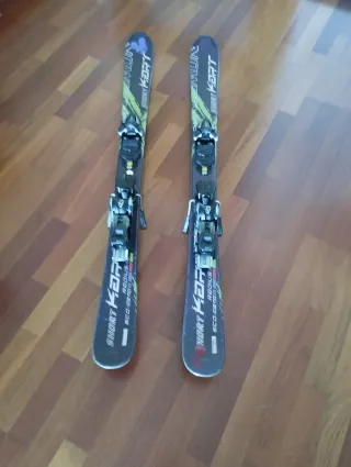 Esquís Salomon Short Kart con bastones