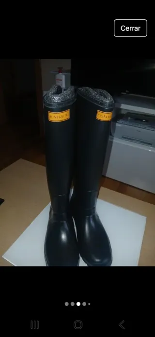 Botas de agua Hispanitas Talla 38 Negras