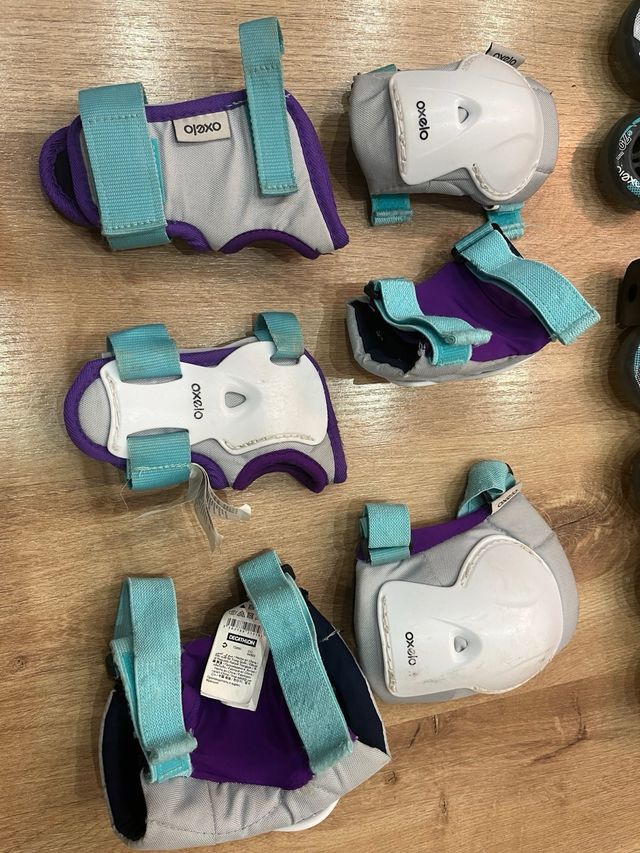 Patines Oxelo Talla 35-38 + Protecciones