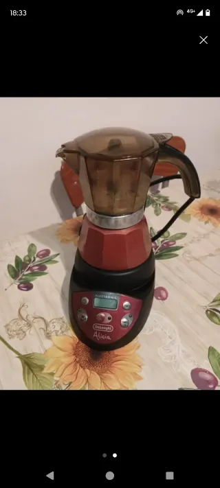 Moka DeLonghi Alicia Rossa