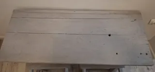 Pupitre madera antiguo + 2 sillas