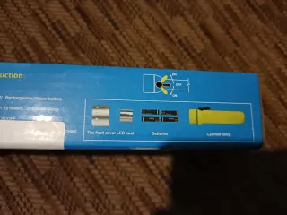 Linterna LED Buceo Amarilla