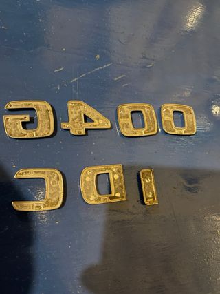 Logo trasero original G400 CDI segunda mano w463