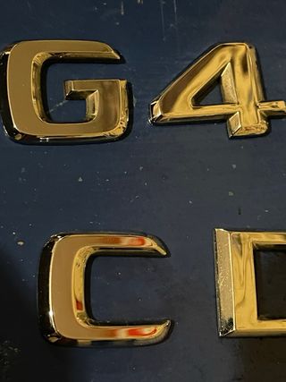 Logo trasero original G400 CDI segunda mano w463