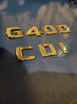 Logo trasero original G400 CDI segunda mano w463