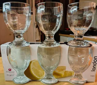 Bicchieri Borgonovo in vetro - Set 6 pezzi