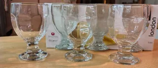 Bicchieri Borgonovo in vetro - Set 6 pezzi