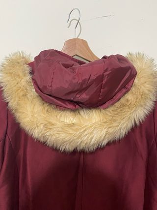 Abrigo Easy Wear Talla XL Borgoña