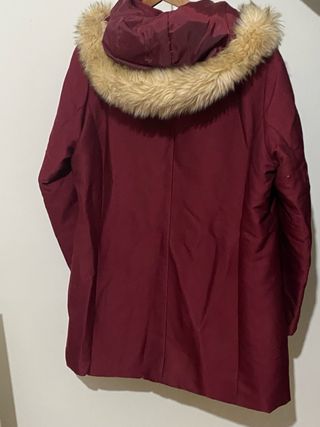Abrigo Easy Wear Talla XL Borgoña