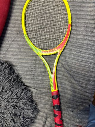 Raqueta de tenis Defender amarilla