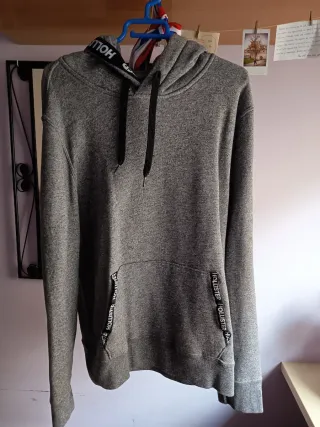 Sudadera Hollister gris hombre Talla L
