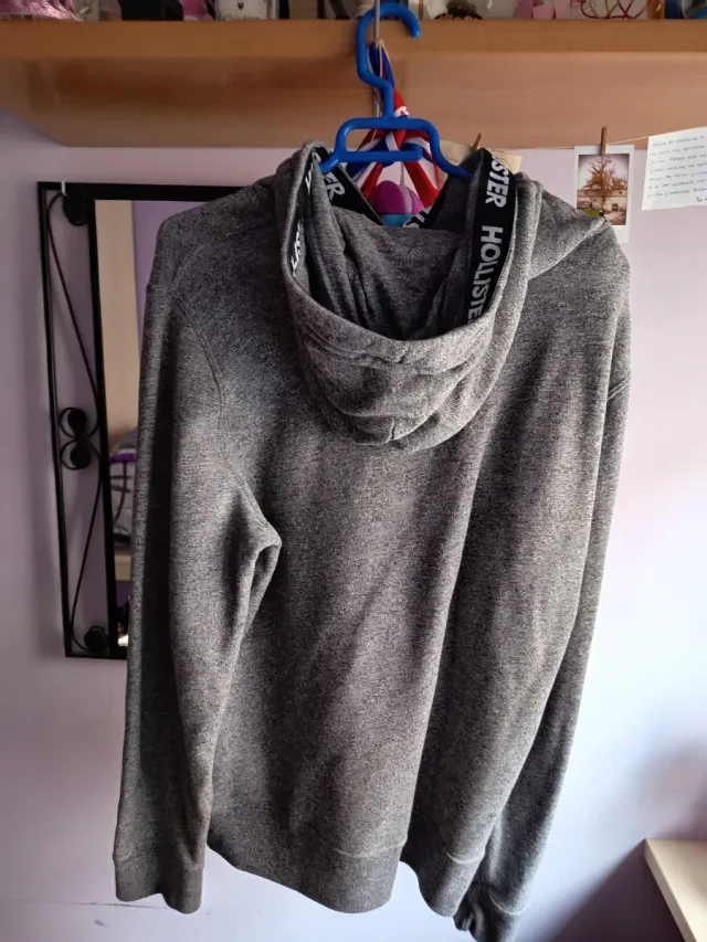 Sudadera Hollister gris hombre Talla L