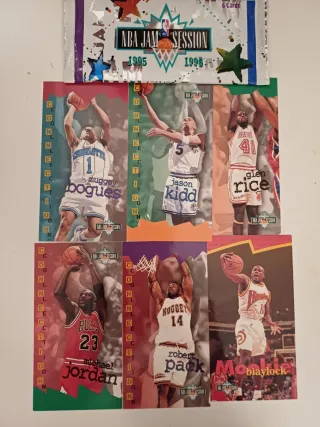 Five Nba Jam Session 95-95 sealed packs [5]