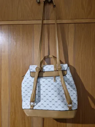 Borsa a zaino con fantasia a stampa.