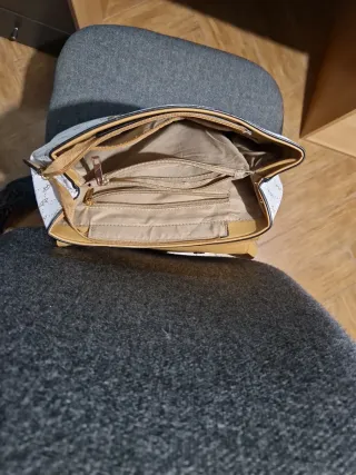 Borsa a zaino con fantasia a stampa.