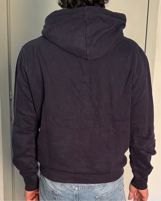 Felpa con cappuccio Vintage 55 blu  size M hoodie