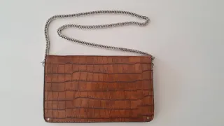 Bolso Zara efecto piel cocodrilo