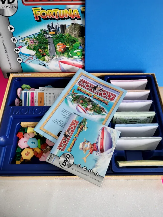 Monopoly Fortuna Tropical DVD Juegos TV