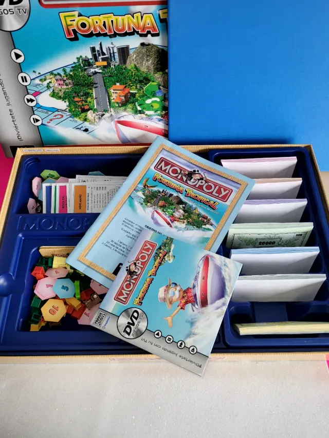 Monopoly Fortuna Tropical DVD Juegos TV