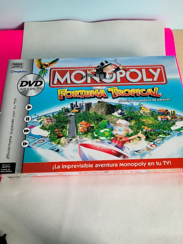 Monopoly Fortuna Tropical DVD Juegos TV