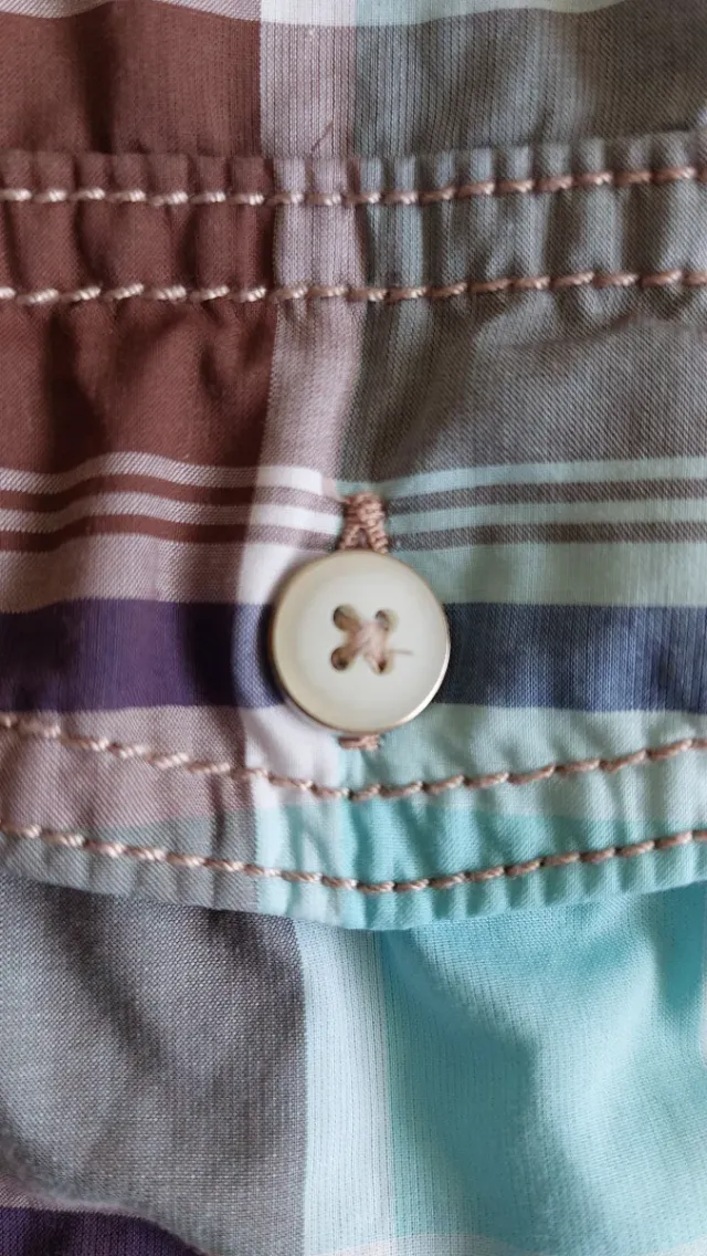 Camisa hombre Robert Friedman cuadros manga corta