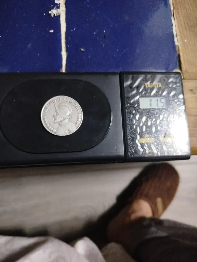 Moneda de Plata Medio Balboa