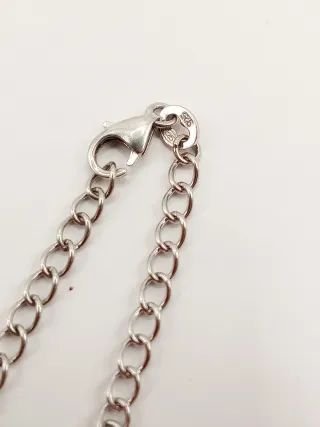 Braccialetto donna con ciondoli a spirale argento