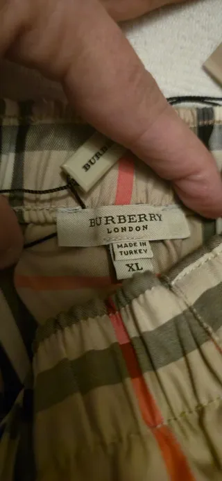 Pijama Hombre Verano Burberry Beige