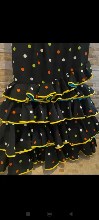 Traje de flamenca con lunares