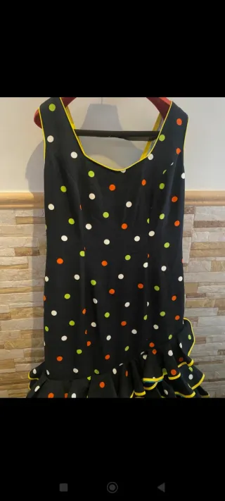 Traje de flamenca con lunares