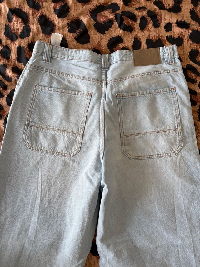 Pantalón baggy azul