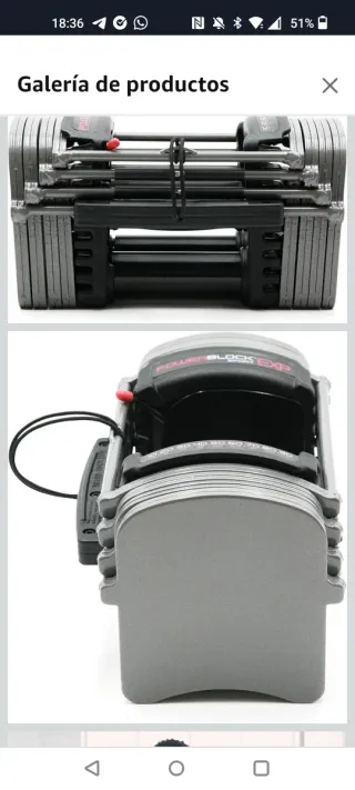 Powerblock Sport EXP Set Mancuernas Ajustables