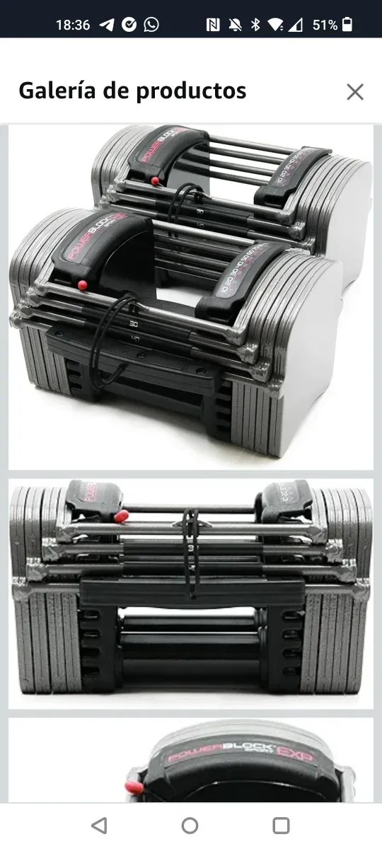 Powerblock Sport EXP Set Mancuernas Ajustables