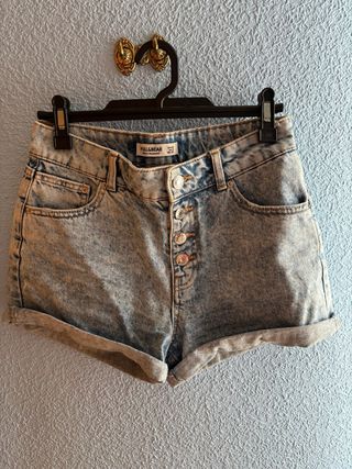 Pantalón corto vaquero Pull&Bear Talla XS