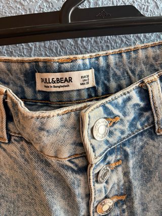 Pantalón corto vaquero Pull&Bear Talla XS