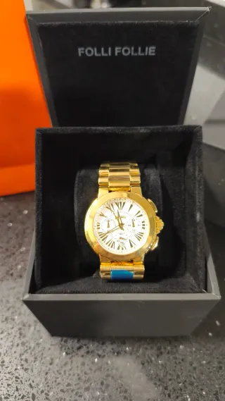 Reloj Caballero Follie Follie Dorado