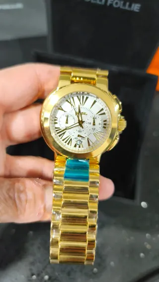 Reloj Caballero Follie Follie Dorado