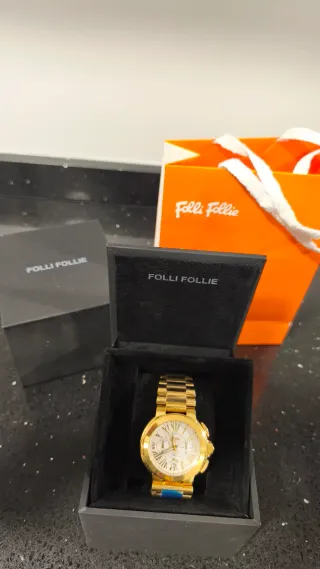 Reloj Caballero Follie Follie Dorado